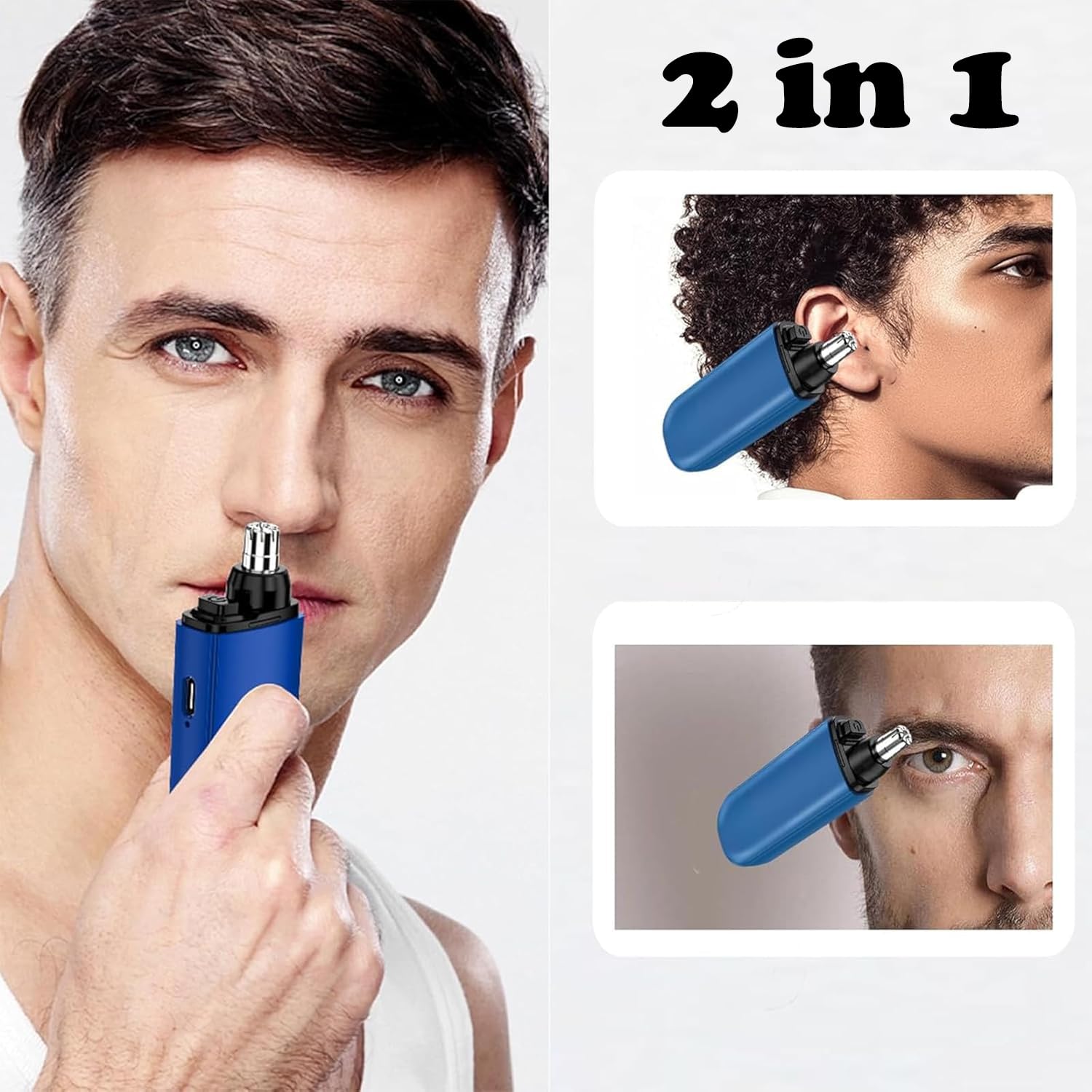 Nose Ear Hair Trimmer USB Rech - Men'S Grooming Scissors review and price