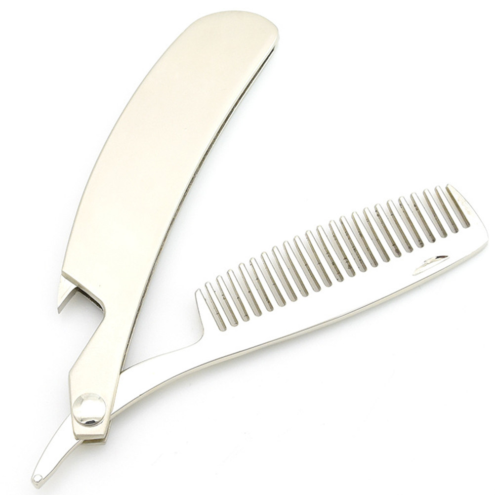 Zinc Alloy Beard Comb Foldable - Men'S Grooming And Style review and price