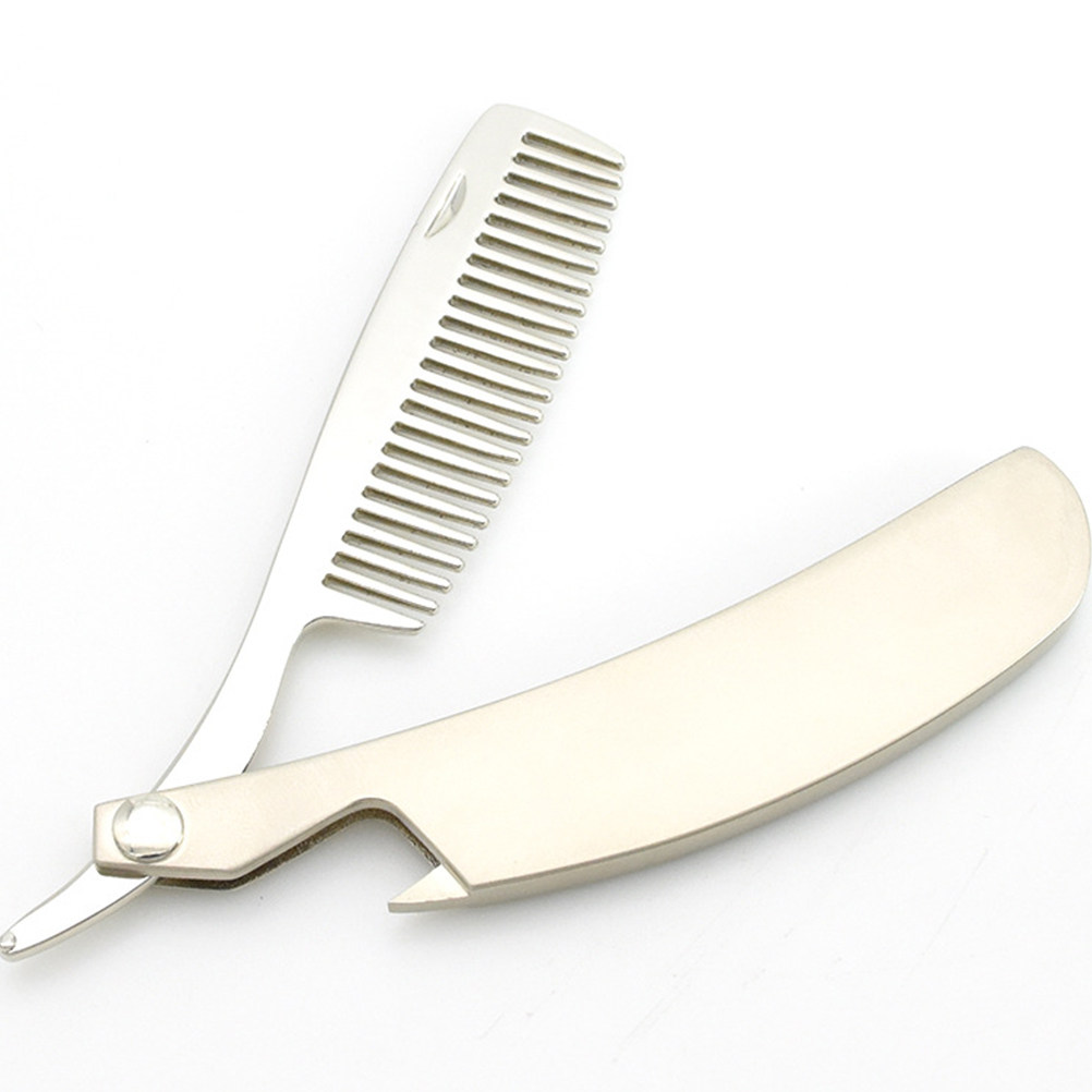Zinc Alloy Beard Comb Foldable - Men'S Grooming And Style review and price