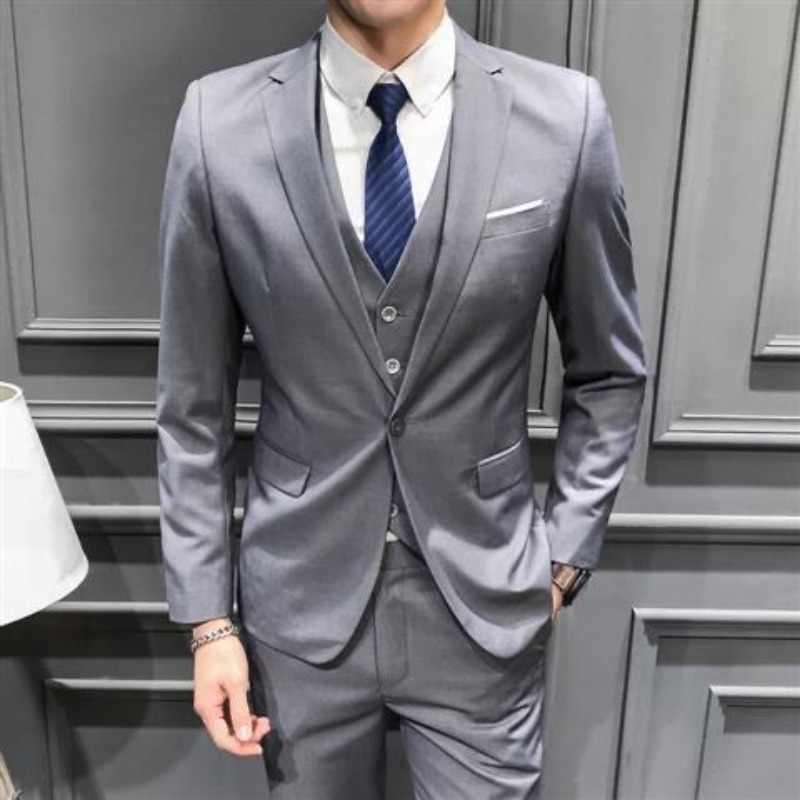 Men Suit 3 Piece Set Slim Fit  - Men'S Grooming And Style review and price
