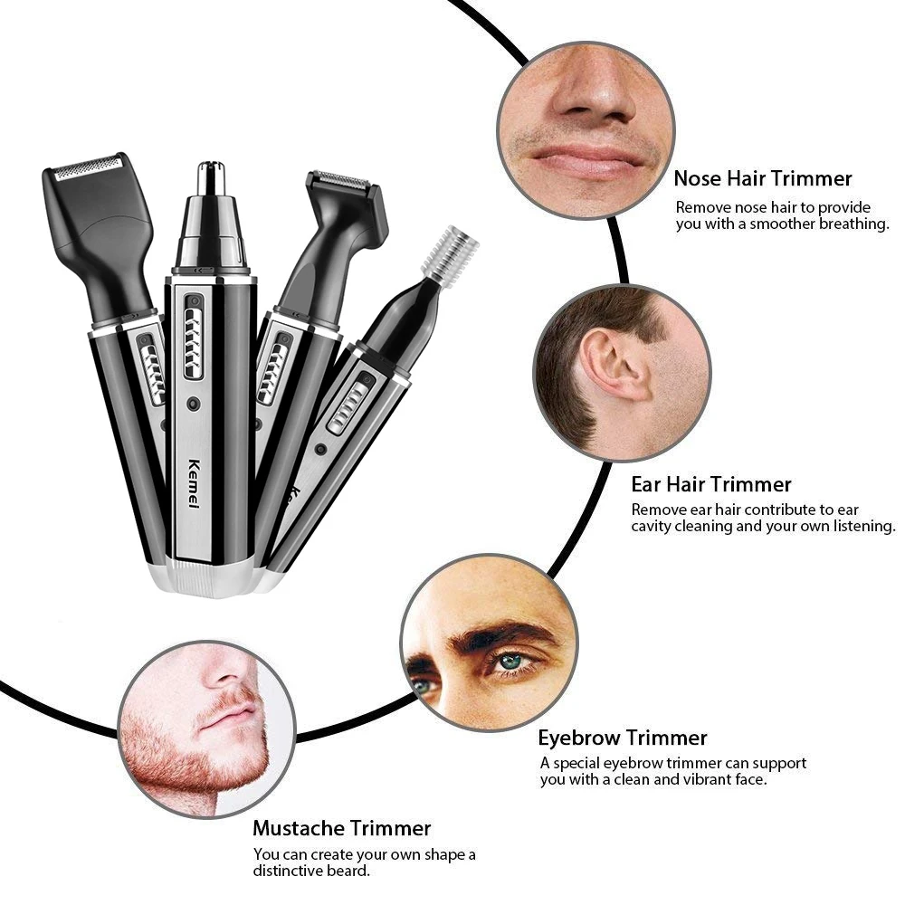 Kemei rechargeable electric al - Men'S Grooming Electric Trimmer review and price