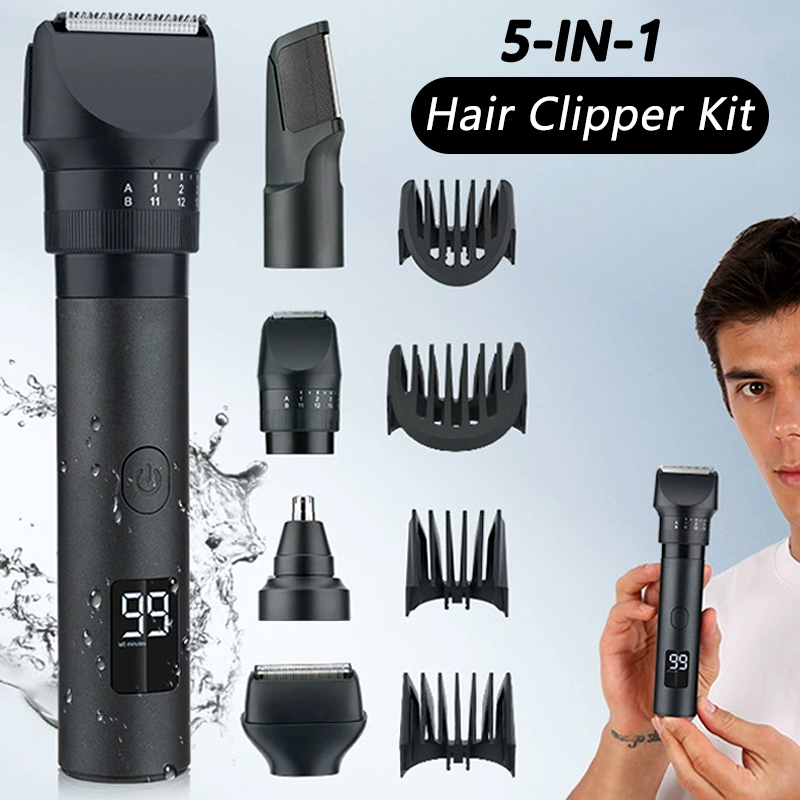 5-In-1 Cordless Hair Clipper L - Men'S Grooming Electric Trimmer review and price