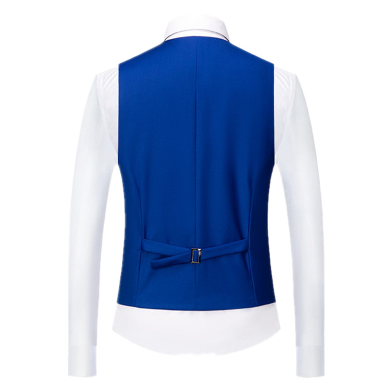 Pure Color Formal Suit Vest Bl - Men'S Grooming And Style review and price