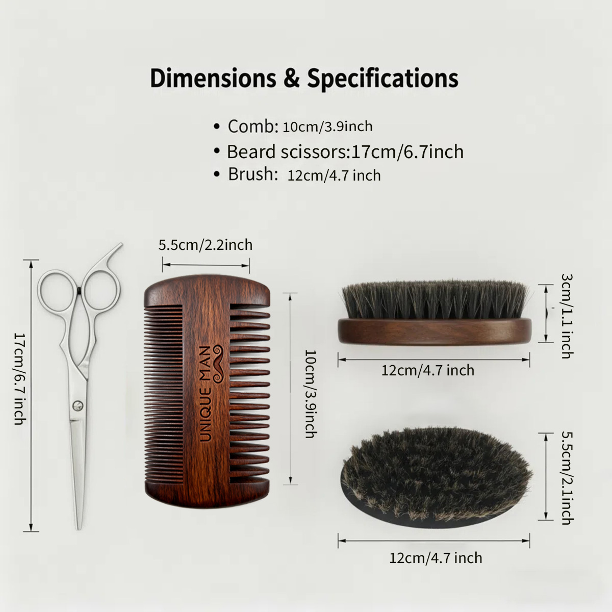 UNIQUE MAN Men's Beard Set, Bl - Men'S Grooming And Style review and price