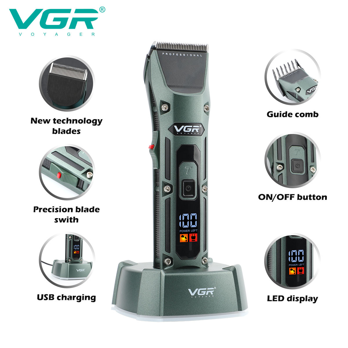 VGR V-696 New metal Popular Sa - Men'S Grooming Scissors review and price